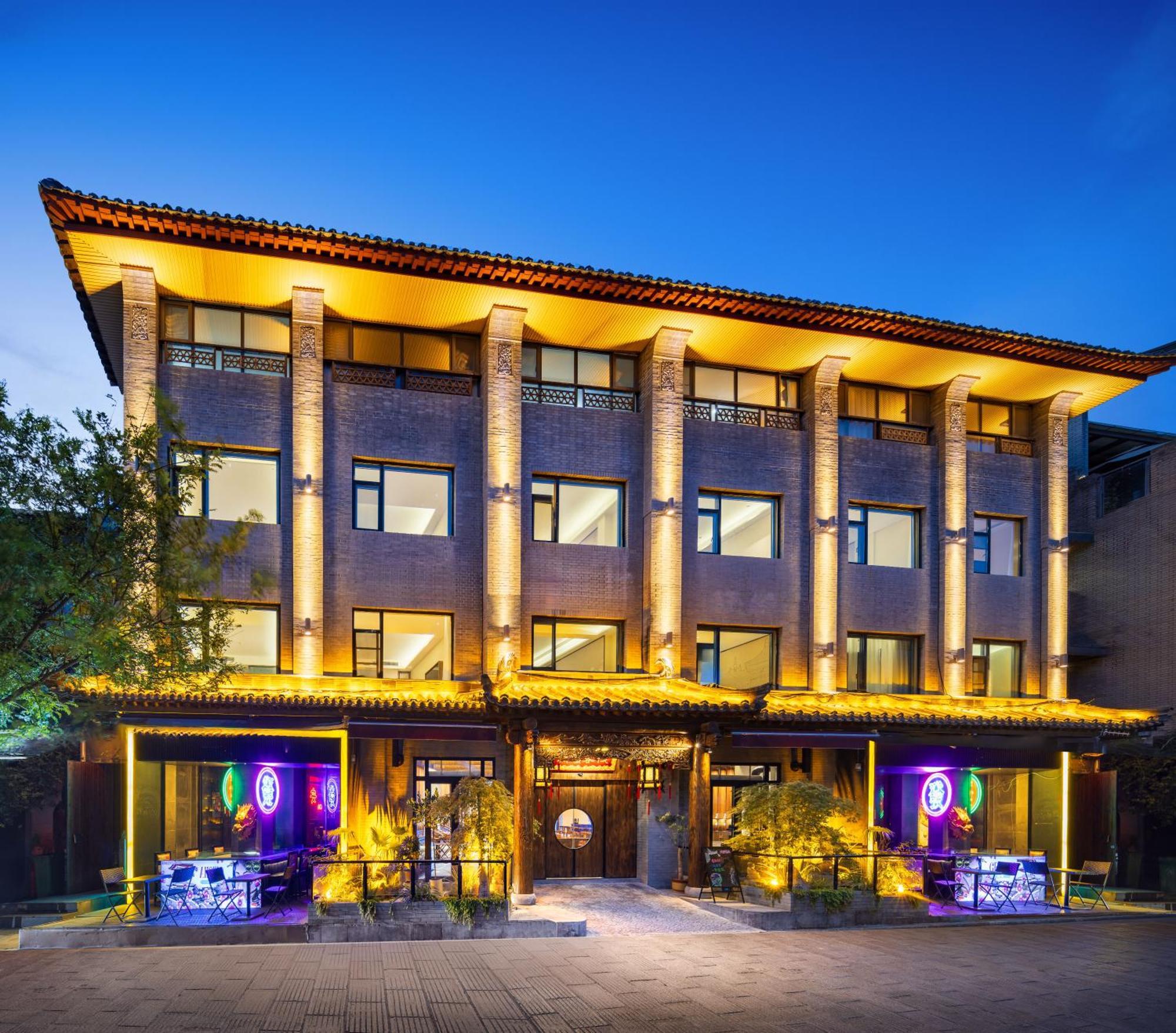 Honglu Garden Hotel Xi'An Bell And Drum Tower Huimin Street Store Eksteriør billede